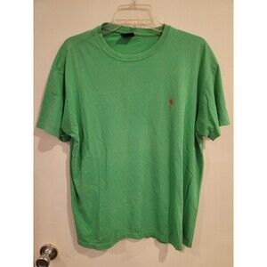 Vintage 90s Polo Ralph Lauren Tshirt M Lime Green